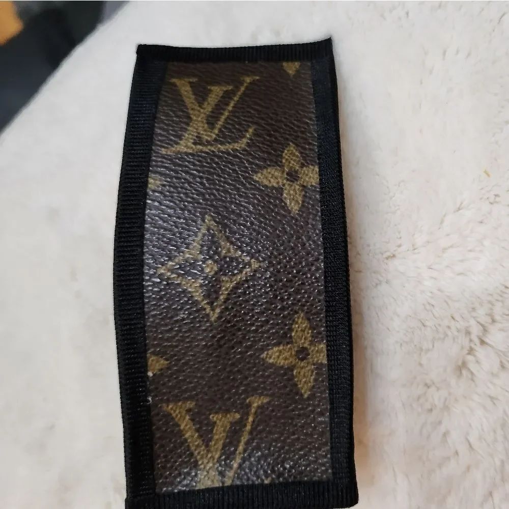 Upcycled Louis Vuitton Monogram Hair Clip